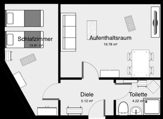 Ferienwohnung Ortrand - Pension Exteriér fotografie